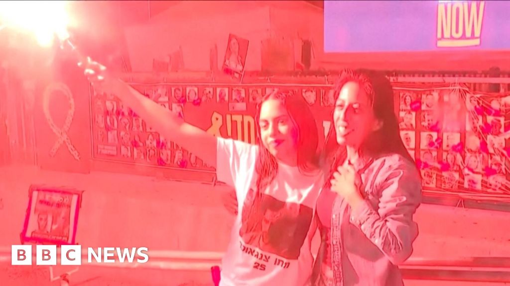 Watch: Hostage families celebrate after Gaza breakthrough